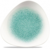 Churchill Raku Jade Green Lotus Plate 9inch