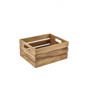 Acacia Wood Box/ Riser GN 1/2