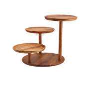 Acacia Wood 3 Tier Platform Riser