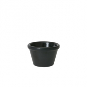 Ramekin Melamine Smooth Black 1.5oz