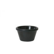 Ramekin Melamine Smooth Black 2oz