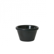 Ramekin Melamine Smooth Black 3oz
