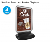 Sentinel Forecourt Poster Pavement Display 30x40inch