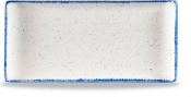 Churchill Stonecast Hints Indigo  Rectangle Buffet Tray 12inch