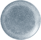 Churchill Raku Topaz Blue Evolve Coupe Plate 8.67inch