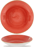 Churchill Stonecast Berry Red Coupe Large Bowl 12inch