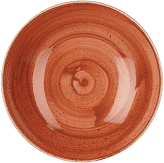 Churchill Stonecast Spiced Orange Coupe Large Bowl 31cm