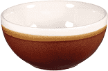 Churchill Monochrome Cinnamon Brown  Soup Bowl 16oz