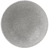Churchill Raku Jasper Grey Evolve Coupe Plate 11.25inch