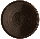 Churchill Stonecast Patina Iron Black Walled Plate 10 2/8inch
