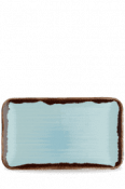 Dudson Harvest Turquoise  Organic Rectangular Plate 10.6X6.3inch