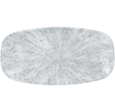 Churchill Stone Pearl Grey Chefs Oblong Plate 11 3/4X6inch