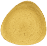 Churchill Stonecast Mustard Lotus Plate 22.9cm