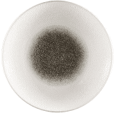 Churchill Raku Quartz Black Isla Deep Coupe Plate 10 5/8inch