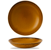 Dudson Harvest Brown  Coupe Bowl 9.75inch