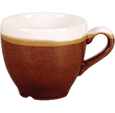 Churchill Monochrome Cinnamon Brown Espresso Cup 3.5oz