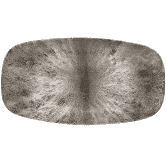 Churchill Stone Quartz Black Chefs Oblong Plate 13 7/8X7 3/8inch