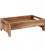 Churchill Wood Medium Rustic Nesting Crate 16.57X10.15X5.19inch Box 1