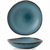 Dudson Harvest Blue Round Bowl 9 7/8inch