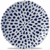 Dudson Terrazzo Blue  Coupe Plate 10.25inch
