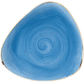 Churchill Stonecast Cornflower Blue Triangle Plate 22.9cm