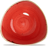 Churchill Stonecast Berry Red Lotus Bowl 9inch