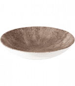 Churchill Stone Zircon Brown Evolve Coupe Bowl 9.75inch