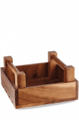 Churchill Wood Sq Crate 7 7/8X7 7/8X3 7/8inch