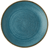 Churchill Stonecast Raw Teal Evolve Coupe Plate 10.25inch