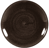 Churchill Stonecast Patina Iron Black Evolve Coupe Plate 8.67inch