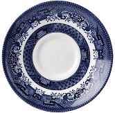 Churchill Blue Willow Georgian Tea Saucer