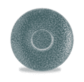 Churchill Raku Topaz Blue Cappuccino Saucer 6.25inch