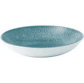 Churchill Raku Topaz Blue Evolve Coupe Bowl 9.75inch