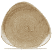 Churchill Stonecast Patina Antique Taupe Lotus Plate 9inch