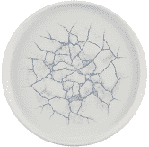 Churchill Studio Prints Kintsugi Pearl Grey Walled Plate 8.67inch