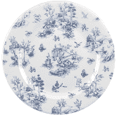 Churchill Toile Prague Profile Plate 12inch