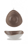 Churchill Stonecast Raw Brown Lotus Bowl 9inch