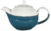 Churchill Monochrome Sapphire Blue Profile Beverage Pot 15oz