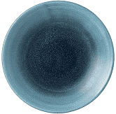 Churchill Stonecast Aqueous Lagoon Deep Coupe Plate 9 2/5inch