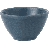 Churchill Oslo Blue Contour Dip Pot 4oz