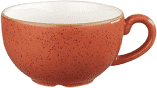 Churchill Stonecast Spiced Orange  Cappuccino Cup 22.7Cl