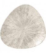 Churchill Stone Agate Grey Lotus Plate 9inch