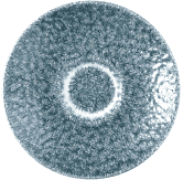 Churchill Raku Topaz Blue Espresso Saucer 4.5inch