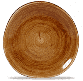 Churchill Stonecast Patina Vintage Copper Round Trace Plate 11 1/4inch