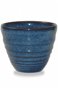Churchill Sapphire Blue Ripple Dipper Pot 4oz