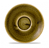 Churchill Stonecast Plume Olive  Espresso Saucer 4.5inch