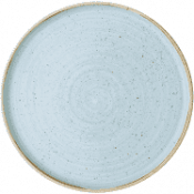 Churchill Stonecast Duck Egg Walled Plate 10 2/8inch