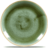 Churchill Stonecast Samphire Green Evolve Coupe Plate 6.5inch