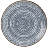 Churchill Studio Prints Slate Blue Evolve Coupe Plate 6.5inch