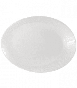 Churchill Bamboo Oval Plate 9.75X7.5inch
